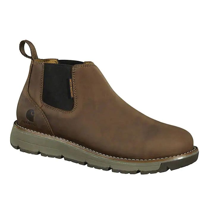 Carhartt Millbrook Series Work Boots, 7, W, Dark Brown, Leather