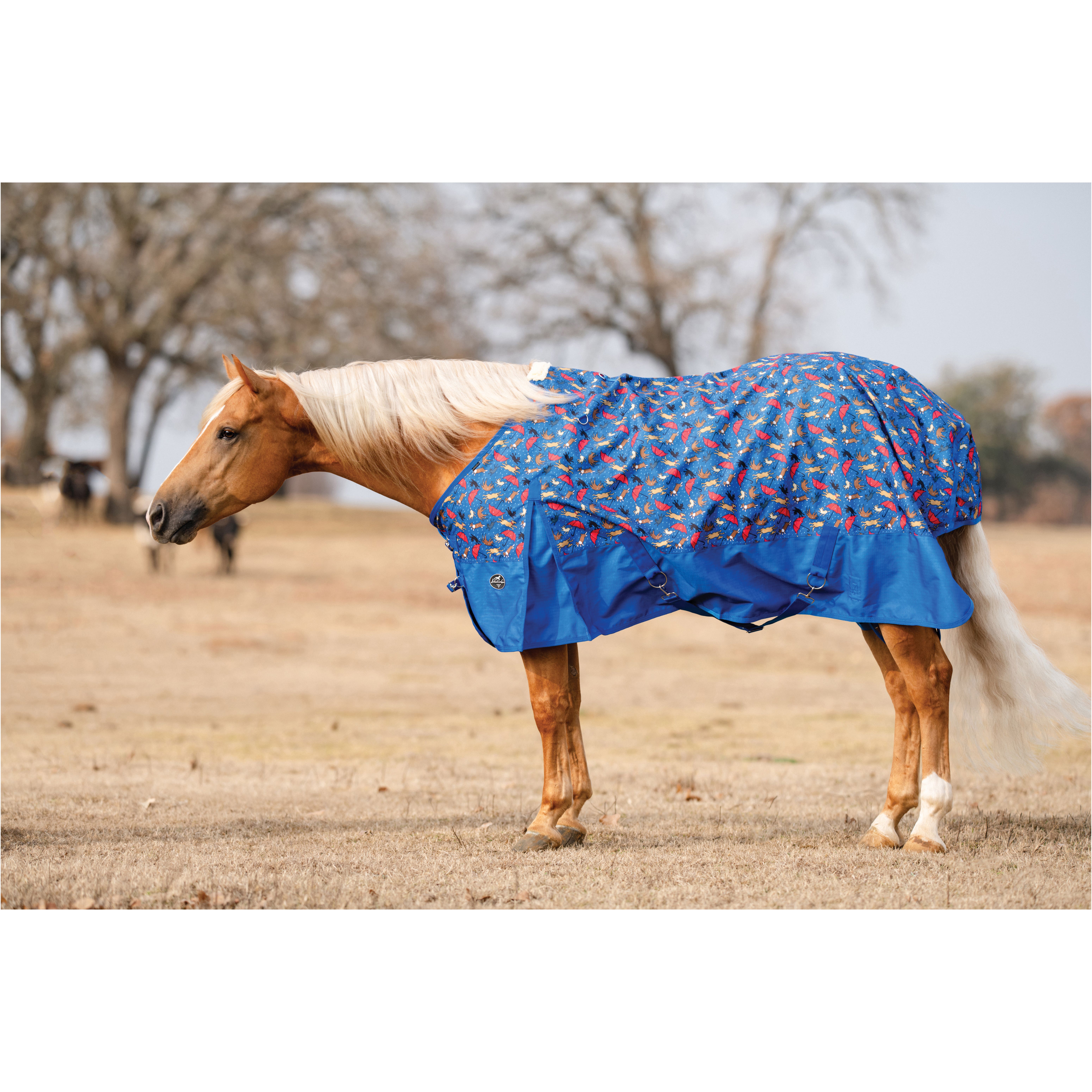 Professional's Choice PCRS58-RCD Rain Sheet, 58 in, Rubber, Blue