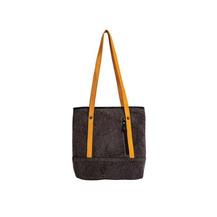 Myra Bag Zonta Mesa Series Concealed Carry Bag, Zipper, Cloud Gray/Ebony/Golden Sunrise/Smoky Gray/Yellow