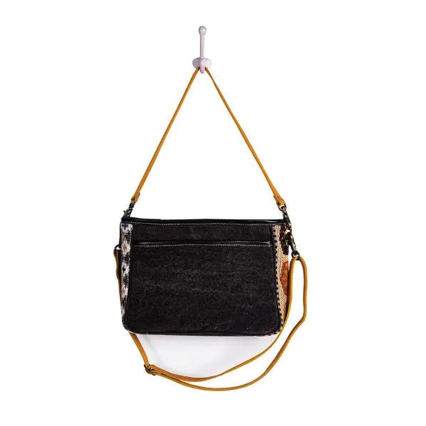 Myra Bag Zonta Mesa Series Cross Body Bag, Zipper, Cloud Gray/Ebony/Golden Sunrise/Smoky Gray/Yellow