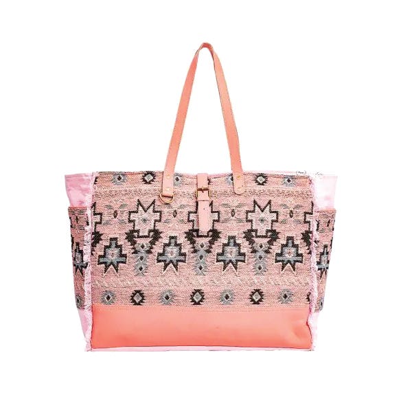 Myra Bag Weekender Bag, Zipper, Pink