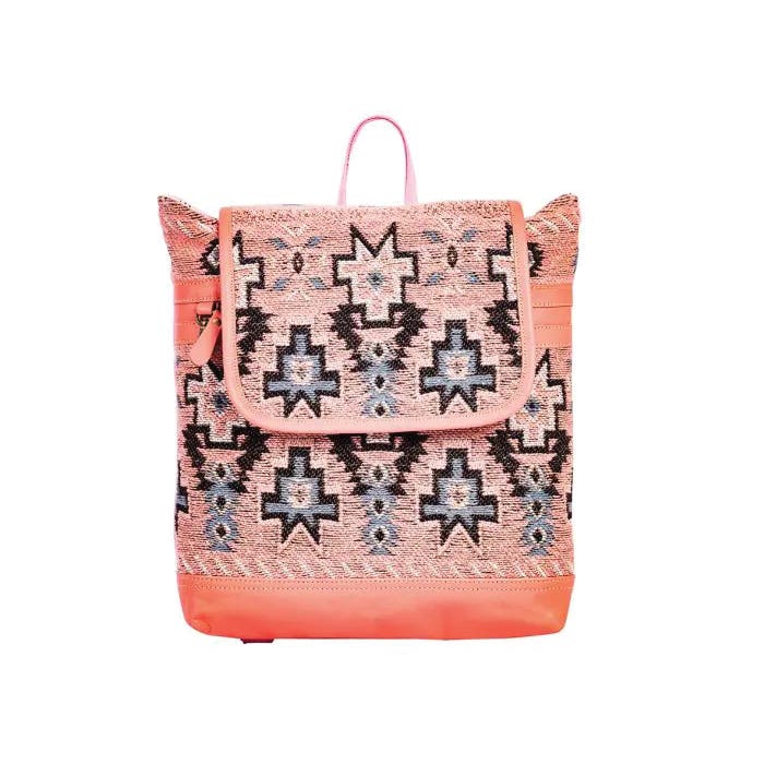 Myra Bag Backpack Bag, Zipper, Pink