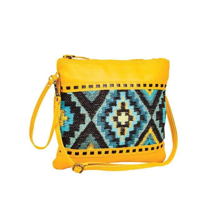 Myra Bag Sunridge Basin Series Cross Body Bag, S, Zipper, Sunflower Yellow