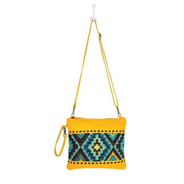 Myra Bag Sunridge Basin Series Cross Body Bag, S, Zipper, Sunflower Yellow
