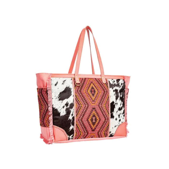 Myra Bag Le Medallion Series Shoulder Bag, Medallion, Snap, Zipper, Brown/Warm Chocolate