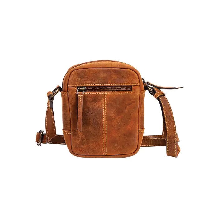 Myra Bag Talkington Series Cross Body Bag, Zipper, Ebony/Smoky Charcoal