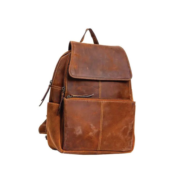 Myra Bag Daisy Hill Trail Series Backpack Bag, Zipper, Ebony
