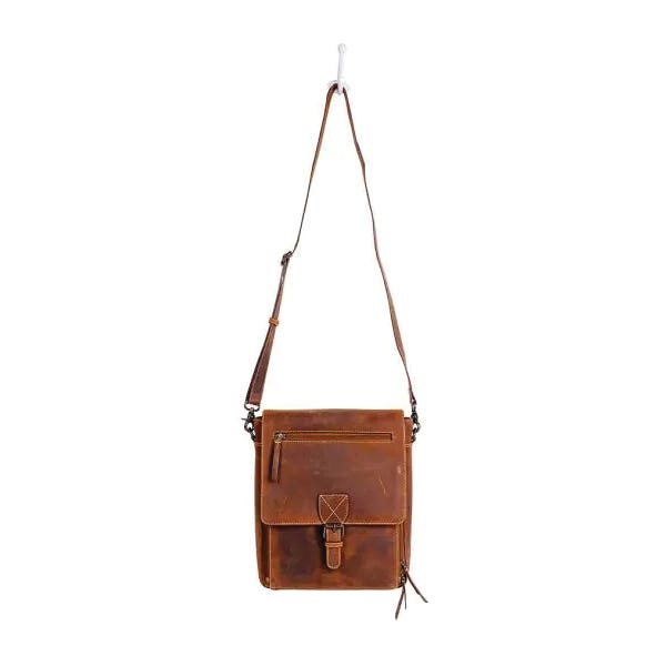 Myra Bag Featherstone Spring Series Bag, Furled Foliage, Zipper, Ebony/Sunset Yellow/Teal