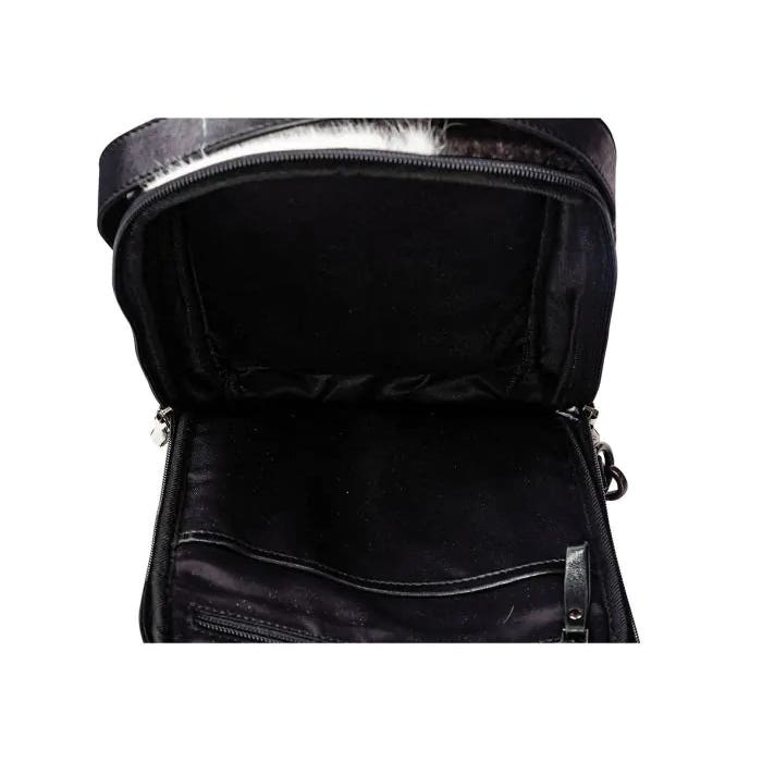 Myra Bag Carlisle Bluff Series Fanny Bag Pack, Zipper, Ebony