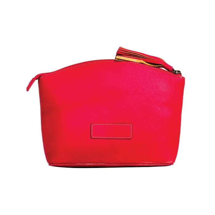 Myra Bag Clarendon Series Pouch, Zipper, Red