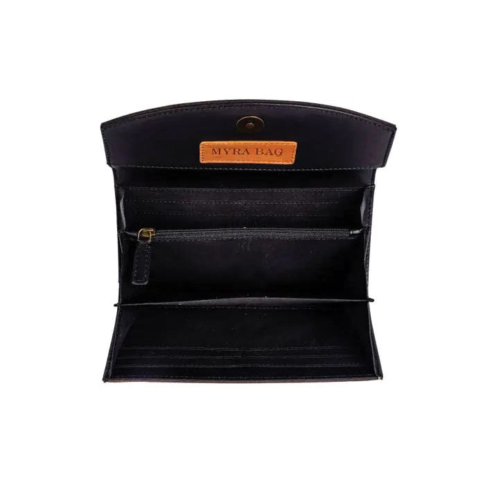 Myra Bag Tambrina Series Wallet, Blooms, Snap, Black/Red