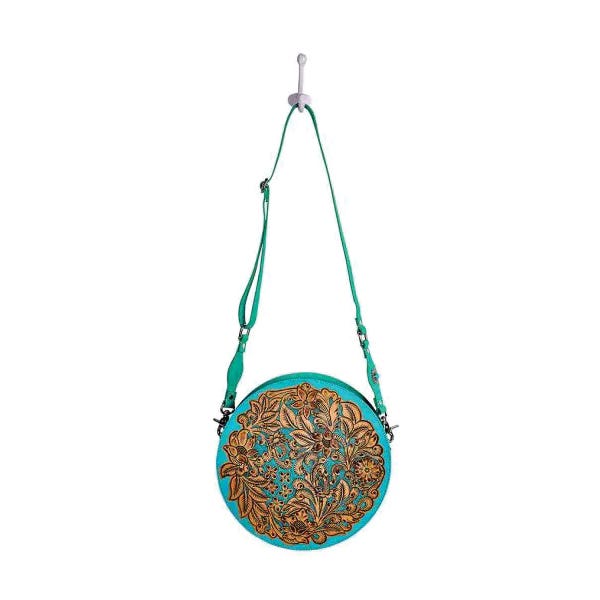 Myra Bag Cimarron Bluff Series Bag, Zipper, Turquoise