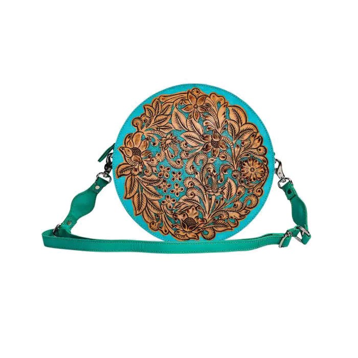 Myra Bag Cimarron Bluff Series Bag, Zipper, Turquoise
