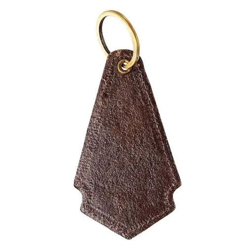 Myra Bag Night Blossom Key Fob, Prairie Flower Petals, Leather Case