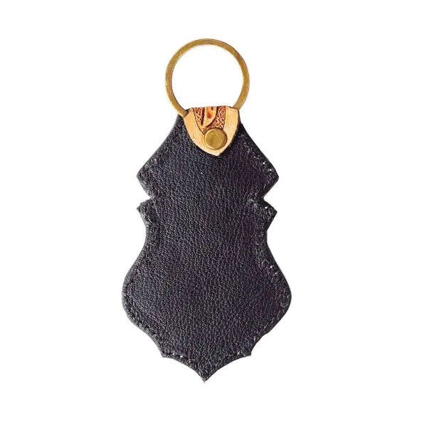Myra Bag North Bloom Key Fob, Prairie Blossom, Leather Case