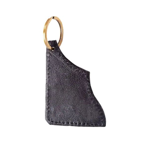 Myra Bag My Corner of The World Key Fob, Scrollwork, Leather Case, Turquoise