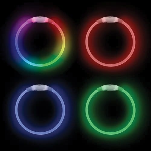 Nite Ize NiteMeow Series NHOMRC-07S-R3 Rechargeable Safety Necklace, Polymer, Clear
