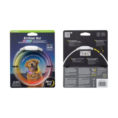 Nite Ize NiteHowl Series NHMR-07S-R3 Rechargeable Safety Necklace