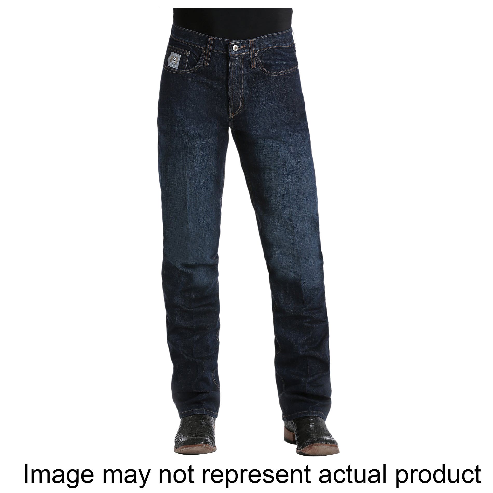 CINCH Men's Slim Fit Silver Label Dark Stonewash, 29X38
