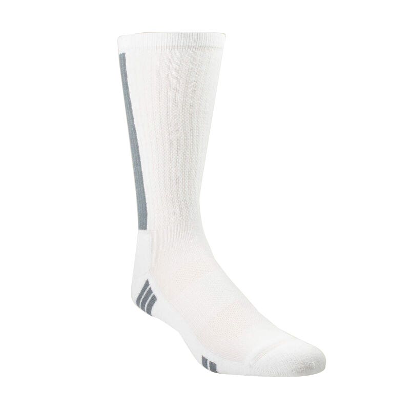 Ariat Men's Socks, Venttek Mid-Calf, White, Large