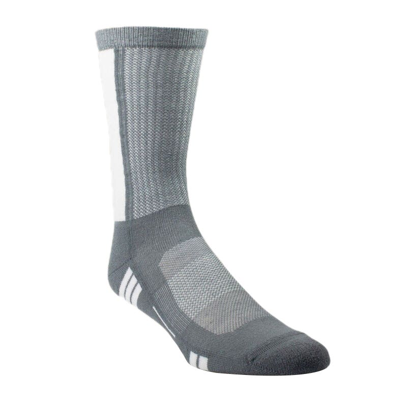 Ariat Men's Socks, Venttek Mid-Calf, Grey, Large