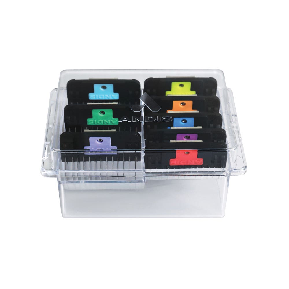 Andis Clipper Comb 8 PC Wide Asst. SZ
