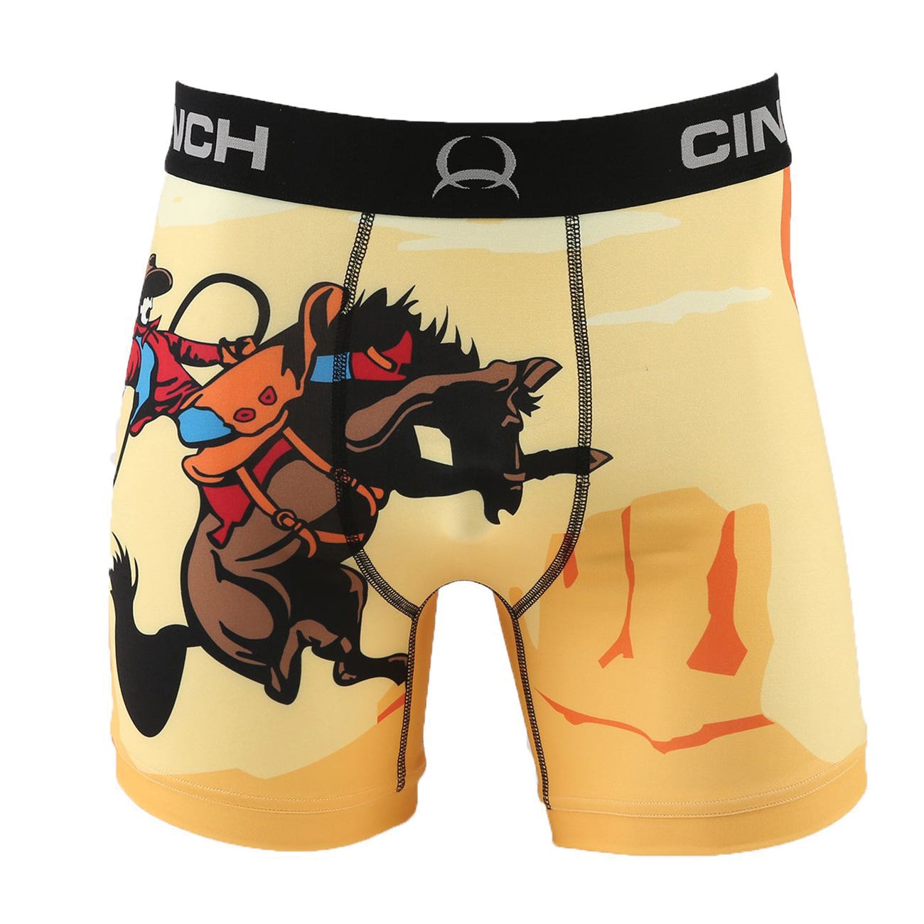 Cinch Men's 6" Cowboy Boxer Brief, S