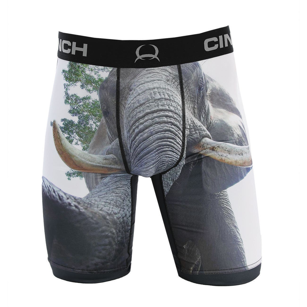 Cinch Men's 9" Elephant Boxer Brief, M