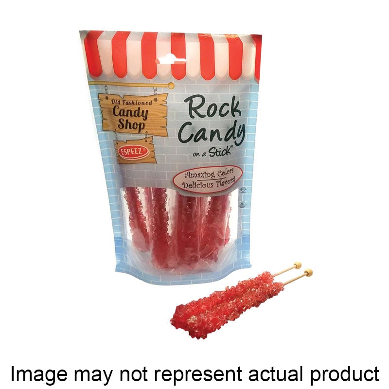 Espeez Rock Candy, Stick, Strawberry, 22 g Jar