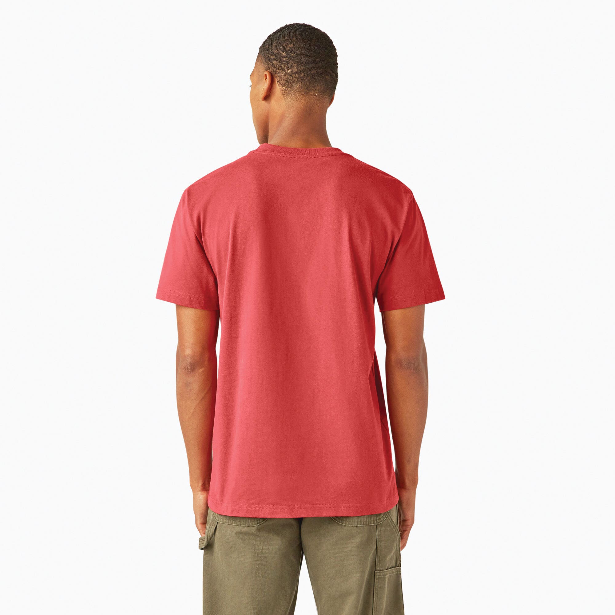 Dickies Men's Heavyweight Short Sleeve Pocket T-Shirt, Cappuccino, 2XL