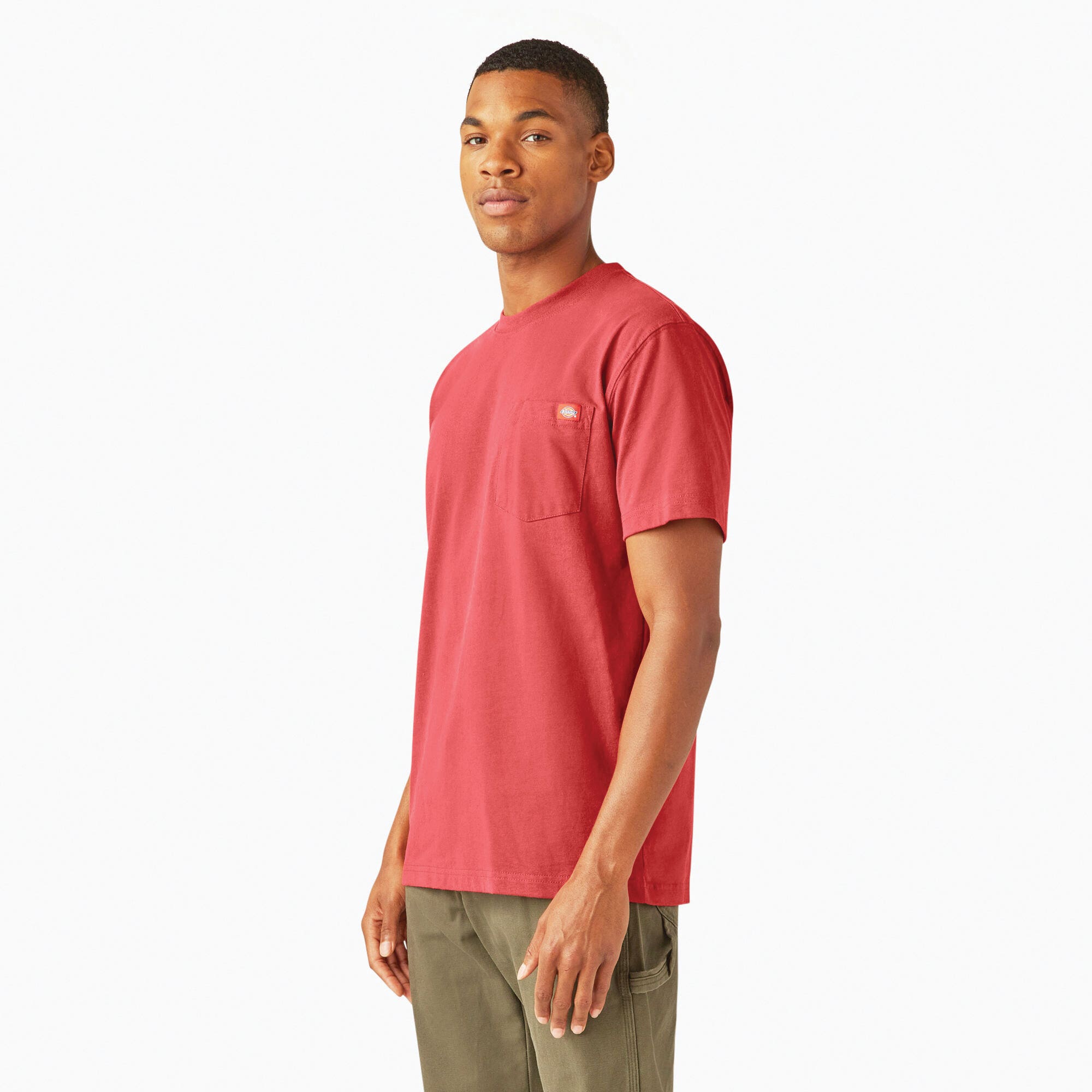 Dickies Men's Heavyweight Short Sleeve Pocket T-Shirt, Cappuccino, 2XL