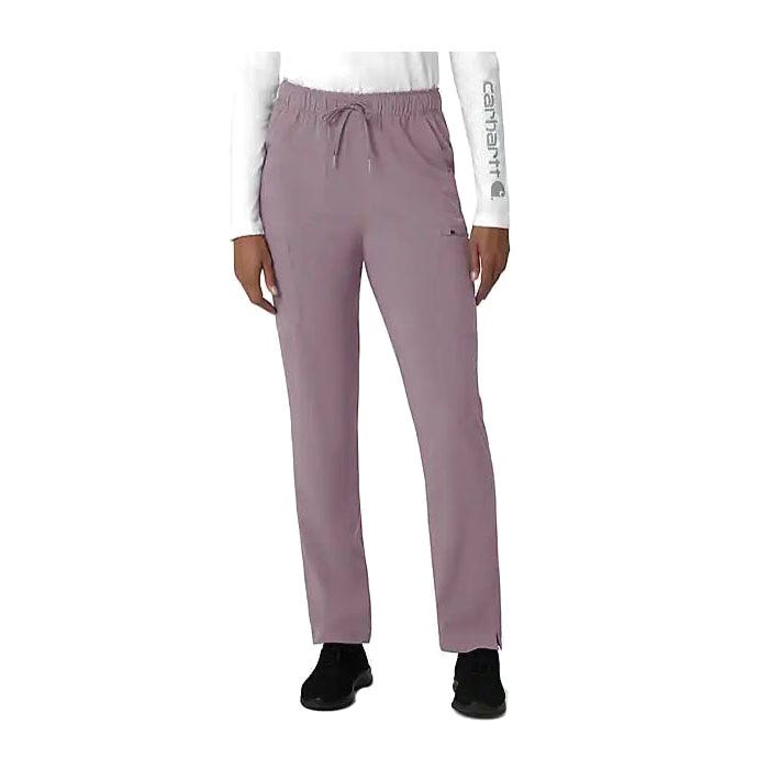 Carhartt Force Cross-Flex Series Cargo Scrub Pants, XL, 36 to 39 in Waist, Lavender Mist, Straight Leg