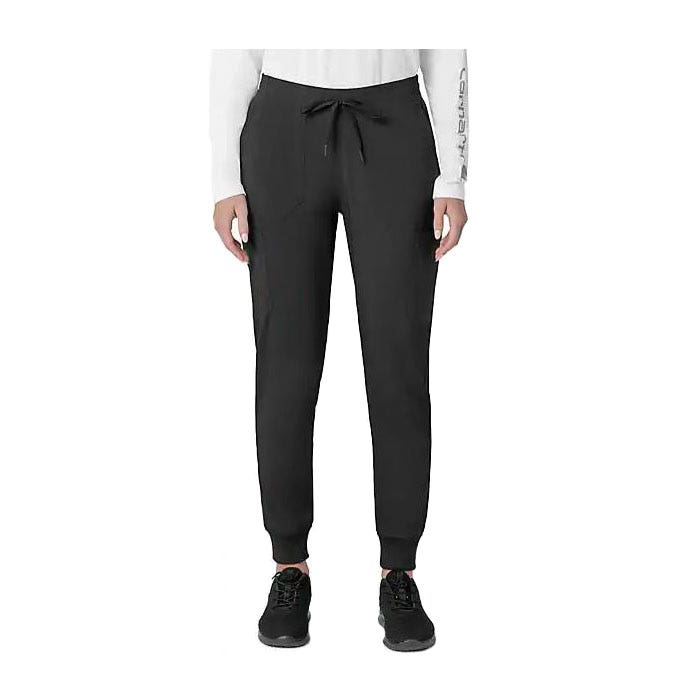 Carhartt Force Cross-Flex Series Cargo Jogger Scrub Pants, 2XL, 40 to 43 in Waist, Black, Regular