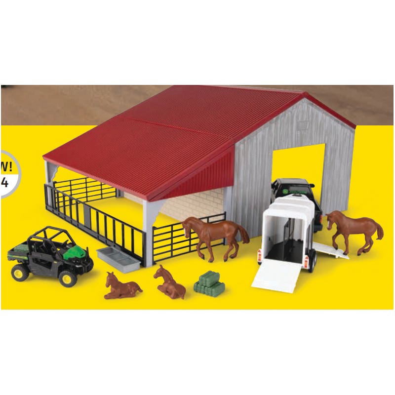 John Deere Toys Playset, Weathered Barn, 3 Years and Up