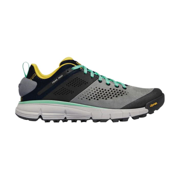 Danner Women's Trail 2650 Series Hiking Shoes, 8.5, M W, Blue/Gray/Spectra Yellow, Suede Leather Upper, No