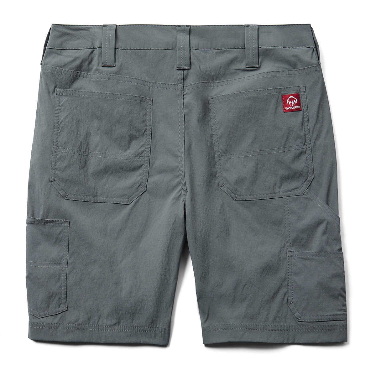 Wolverine Bolt LW Ripstop Series Utility Shorts, 36 in, Nylon/Spandex, Graystone