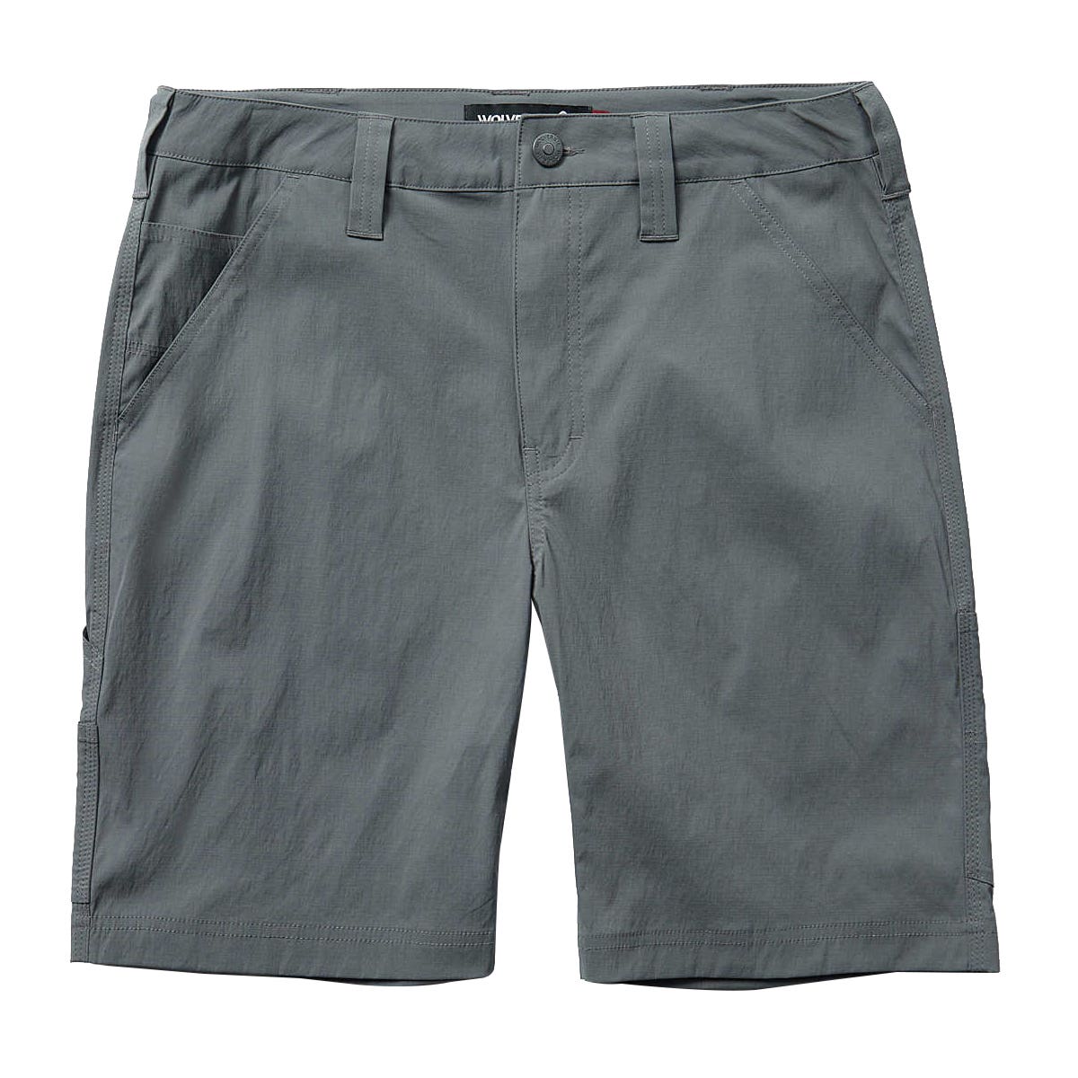 Wolverine Bolt LW Ripstop Series Utility Shorts, 34 in, Nylon/Spandex, Graystone