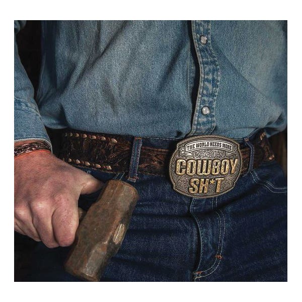 Montana Silversmiths Attitude Men’s Belt Buckle