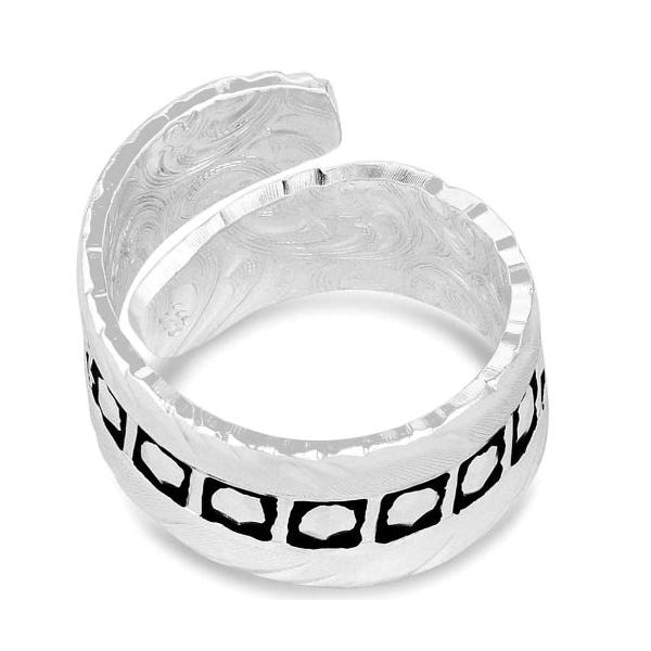 Montana Silversmiths Wrap Ring, One-Size, Spirit, Silver