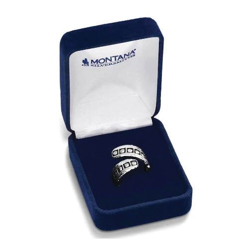 Montana Silversmiths Wrap Ring, One-Size, Spirit, Silver