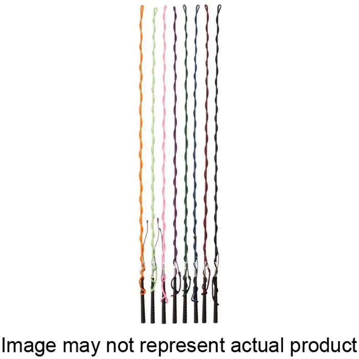 Tough 1 29-206-11-0 Braided Lunge Whip, Nylon, Pink, 6 ft OAL