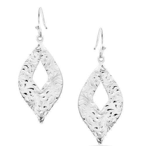 Montana Silversmiths Spirit Earrings, Teardrop, Brass/Stainless Steel