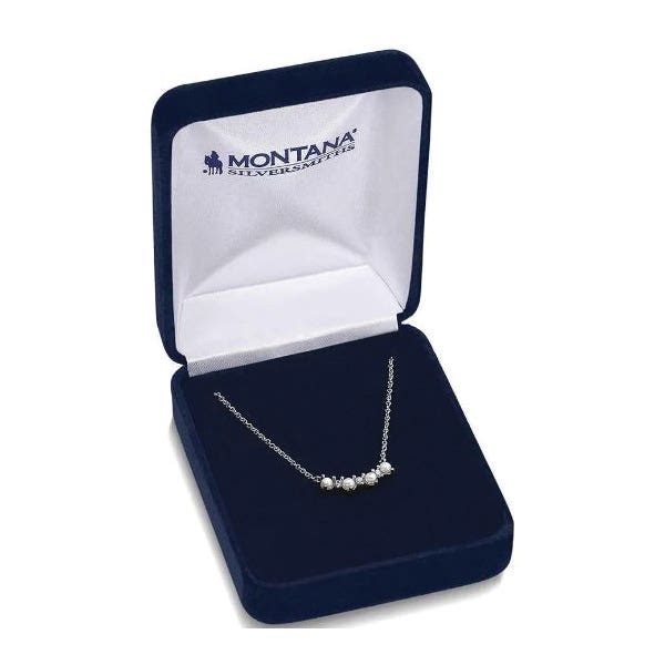 Montana Silversmiths Necklace, Ethereal, Pearl, White, Brass
