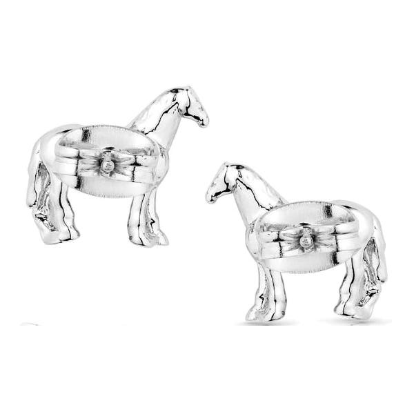 Montana Silversmiths Earrings, Women's, Quarter Horse, Brass/Stainless Steel