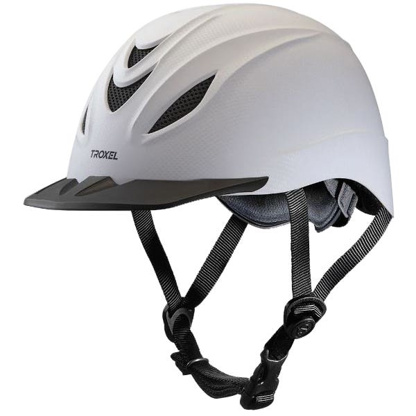 Troxel Intrepid Series Riding Helmet Large White Carbon