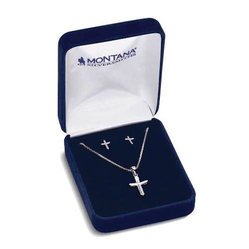 Montana Silversmiths Jewelry Set, Women's, One-Size, True Belief, Brass/Stainless Steel