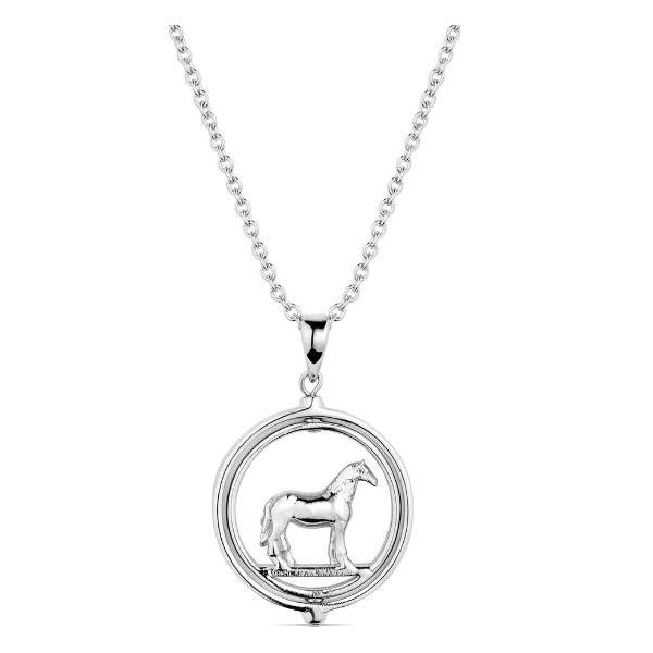 Montana Silversmiths Necklace, Women's, Horses of the World, Brass