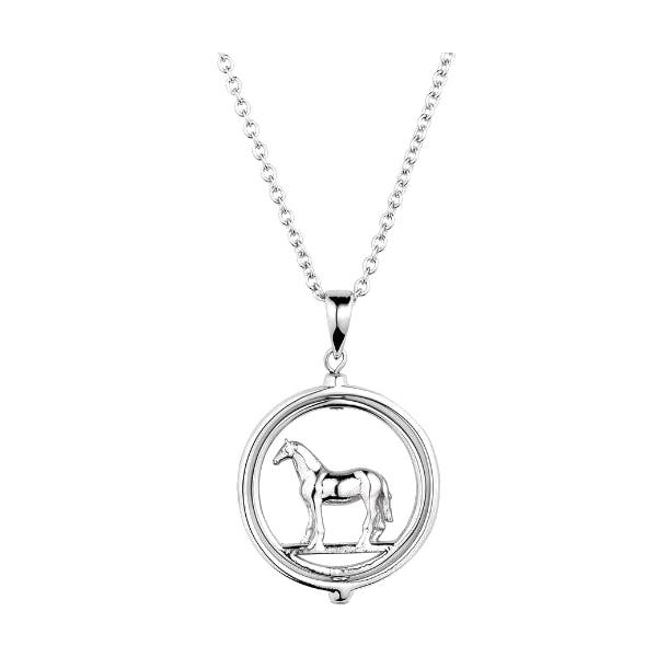 Montana Silversmiths Necklace, Women's, Horses of the World, Brass