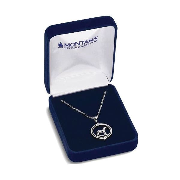 Montana Silversmiths Necklace, Women's, Horses of the World, Brass