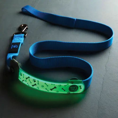 Nite Ize NiteDog Series Dog Collar Cover, 6.42 in L, 1 in W, Plastic